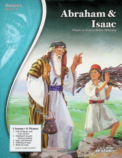 Abeka Abraham and Isaac Flash-a-Card Bible Stories