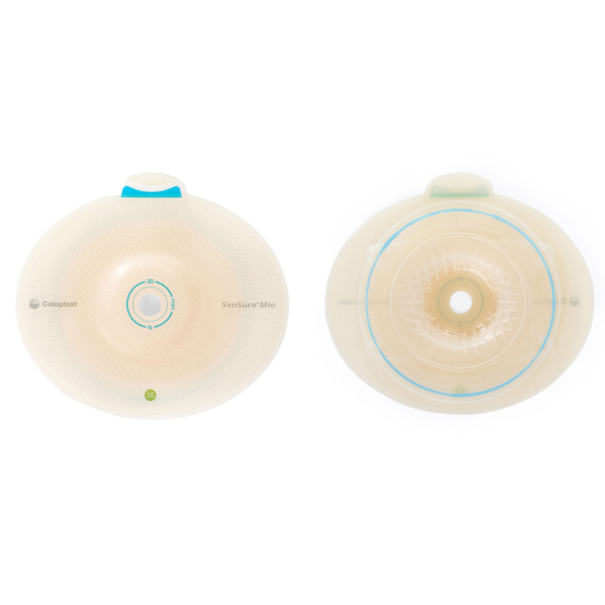 SenSura Mio Convex Flex Ostomy Barrier, Trim to fit 10  20 mm Stoma Opening MK 1006245