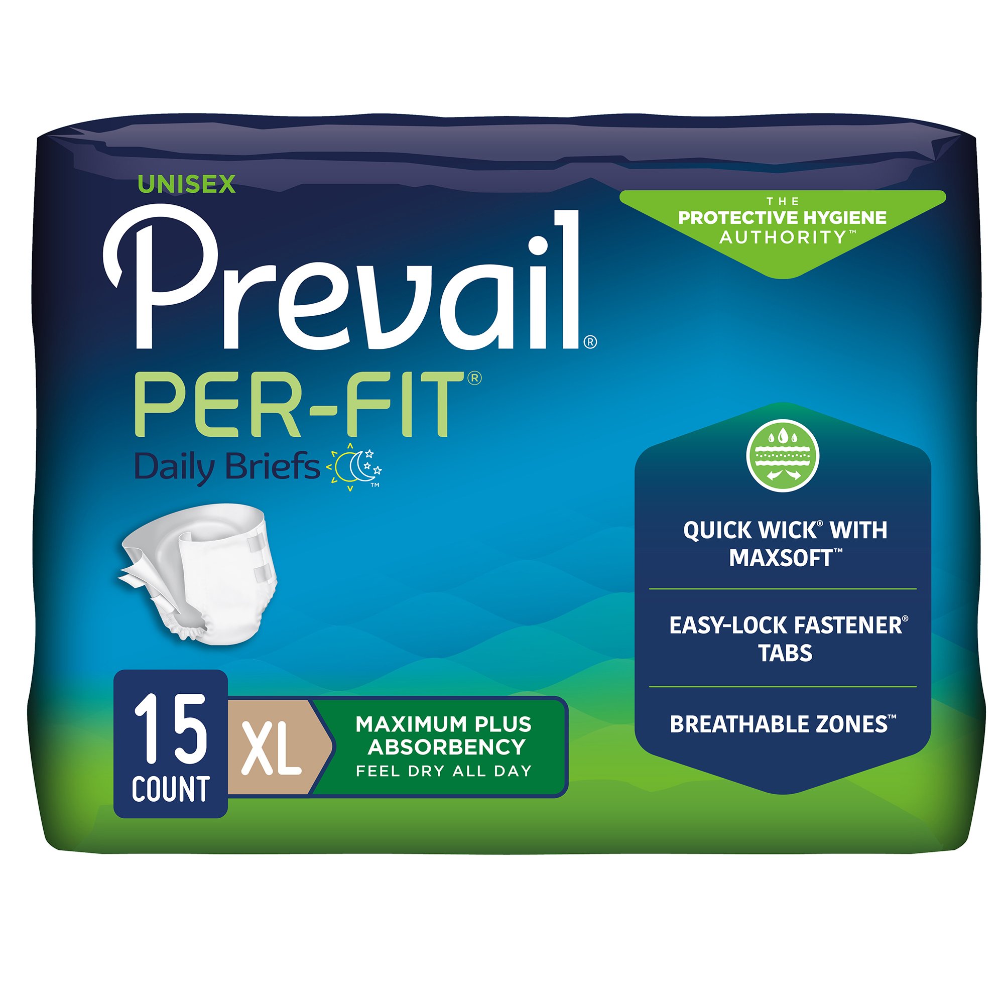 Prevail Per-Fit Maximum Incontinence Brief, Extra Large MK 456884