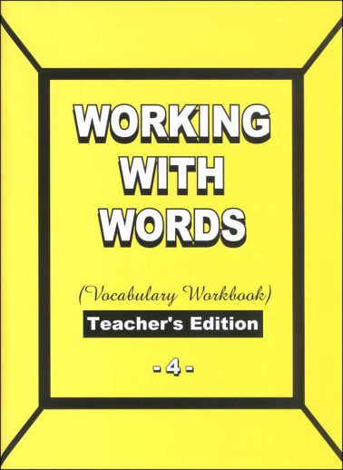 Working with Words 4 Teacher