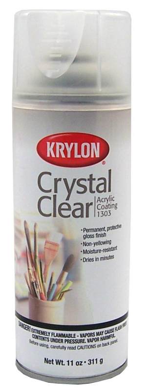 Krylon Workable Fixatif Spray Coating, Clear Finish, 11 oz. 