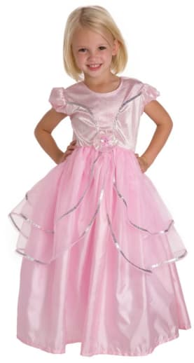 Little Adventures Royal Pink Princess Dress, Size M (Ages 3-5)