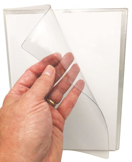 Smart Poly Super Clear Book Cover 8.5"x 11" Portrait Size