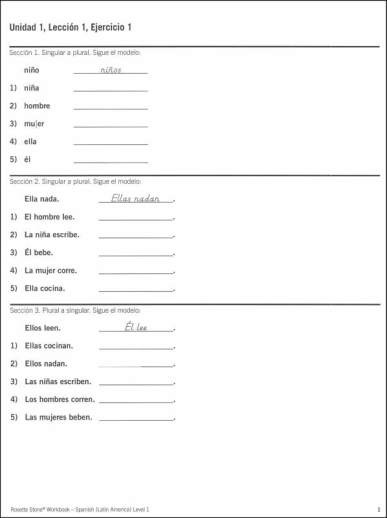 Rosetta Stone Spanish (Latin America) Version 3 Level 1