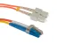 LC to SC Mode Conditioning 62.5/125 OM1 UPC Fiber Patch Cable, 3 Meters