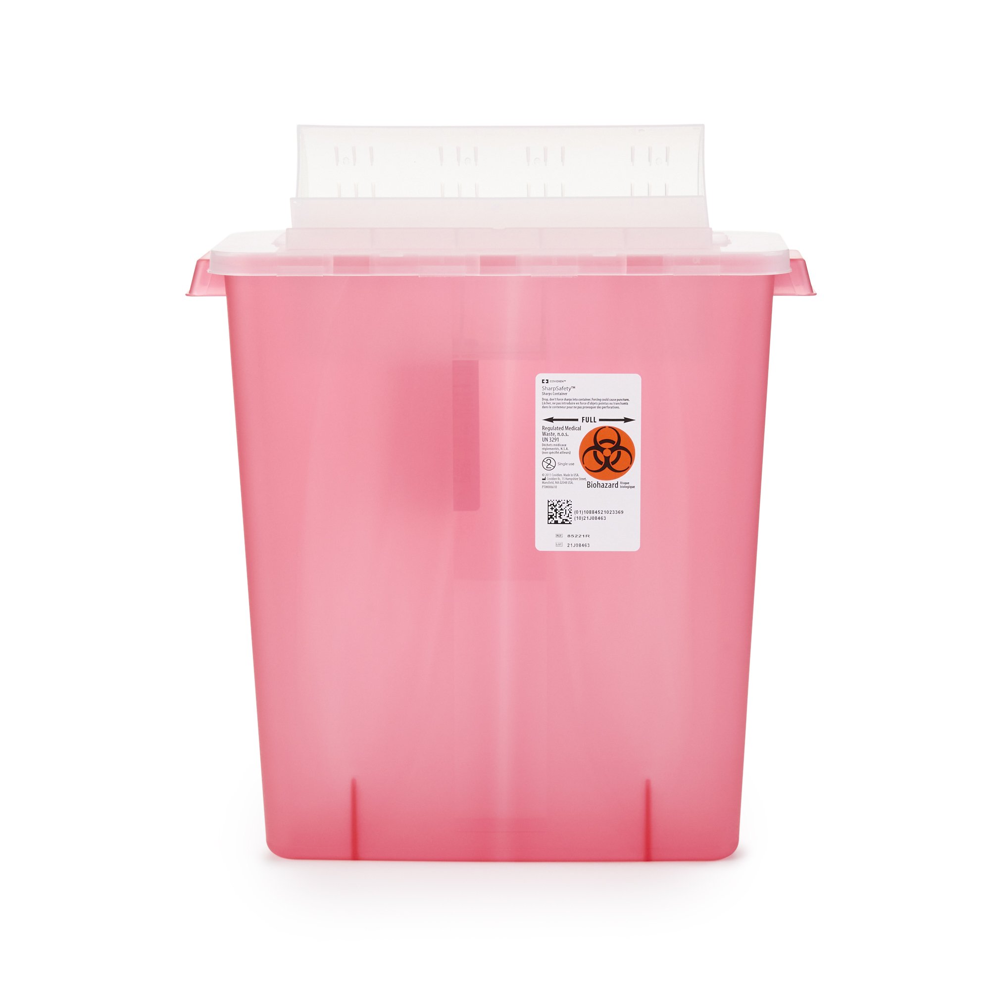 In-Room Multi-purpose Sharps Container, 3 Gallon, 13.75 x 16.25 x 6 Inch MK 206348