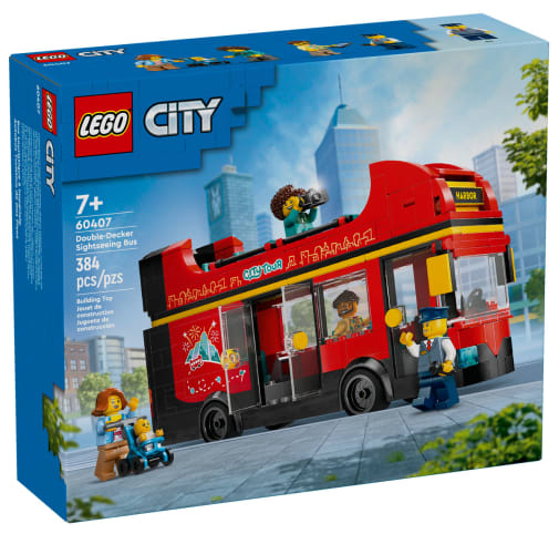 LEGO City Red Double-Decker Sightseeing Bus (60407)