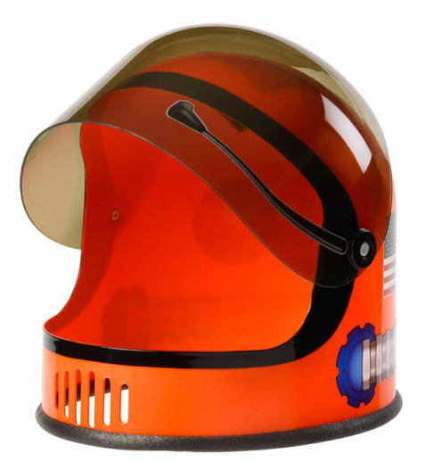 Aeromax Astronaut Helmet - Orange (youth size)