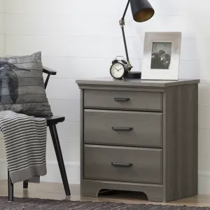 Nightstand with Charging Station and Drawers