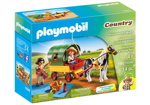 Playmobil Picnic with Pony Wagon (Country)