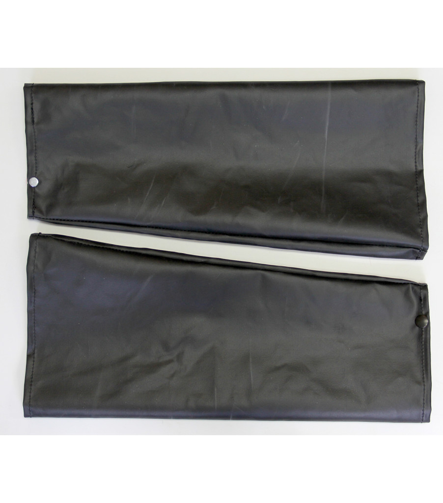 23" Safety Sleeves: Medium Weight Black Hycar, , large image number 0