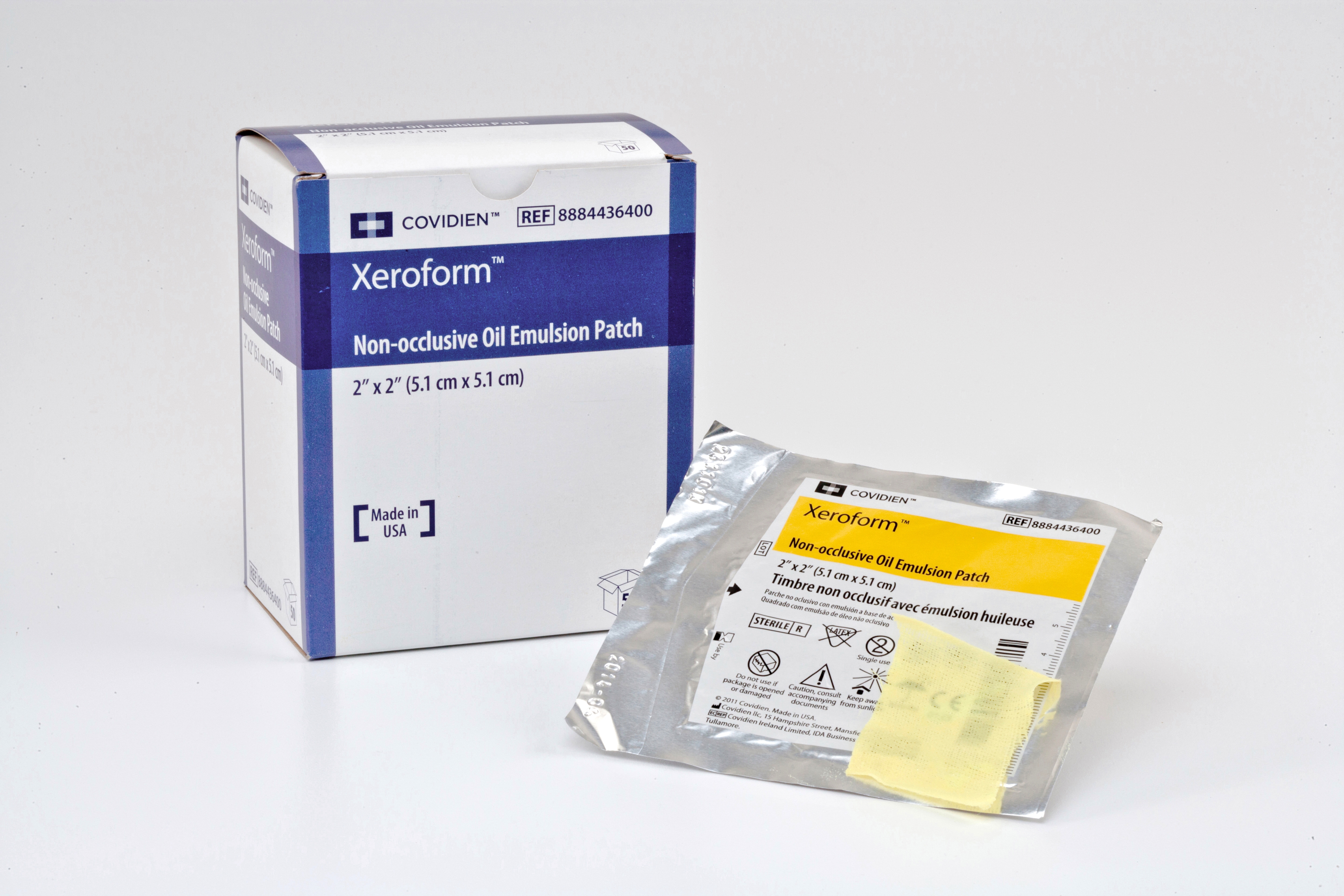 Xeroform Nonocclusive Petrolatum Impregnated Dressing, 2 x 2 inch MK 32750