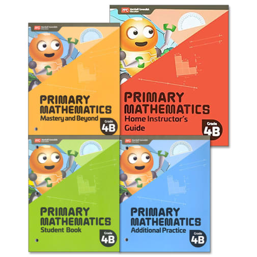 Primary Math 2022 Grade 4B Semester Set