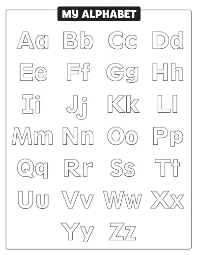 ABC Creative Learning Poster (17" x 22")