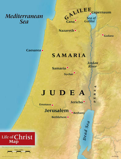 Life of Christ Map