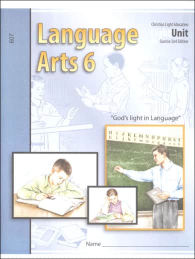 Language Arts LightUnit 607 Sunrise 2nd Edition