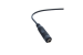 1/4 Inch Mono Male to Female Audio Cable, Black PVC, 6Ft