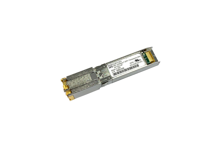 HPE BladeSystem c-Class 813874-B21 Compatible 10GBASE-T SFP+ Copper 30m RJ-45 Transceiver Module (LOS), Refurbished
