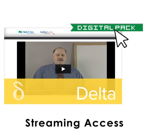 Math-U-See Delta Online Instruction w/Video