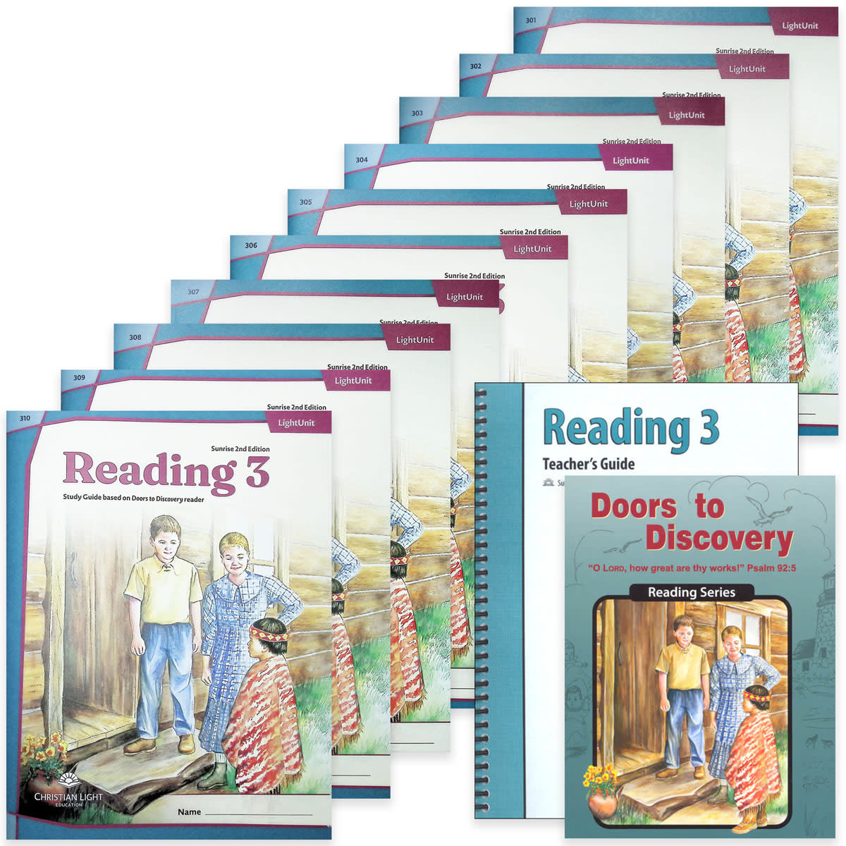 Christian Light Doors to Discovery Reading 3 Complete Set Sunrise 2nd Edition