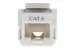 Cat6 RJ45 110 Type Keystone Jack, White