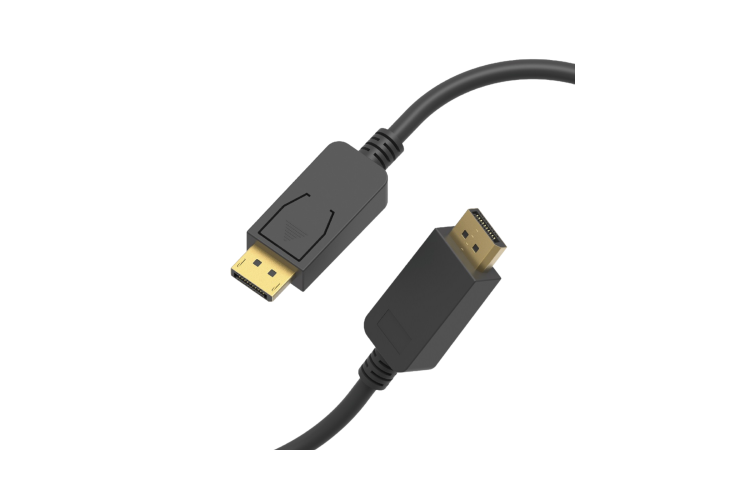 DisplayPort Male to Male Cable V1.2 4K@144Hz, Black, 15Ft