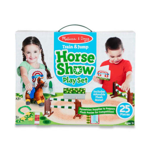 Melissa & Doug Train & Jump Horse Show Play Set