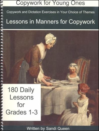 Copywork Lessons in Manners