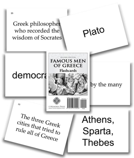 Memoria Press Famous Men of Greece Flashcards (2nd Edition)
