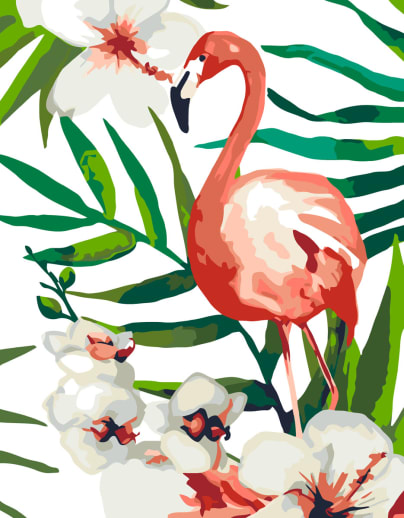 Artwille Paint by Number - Tropical Bird
