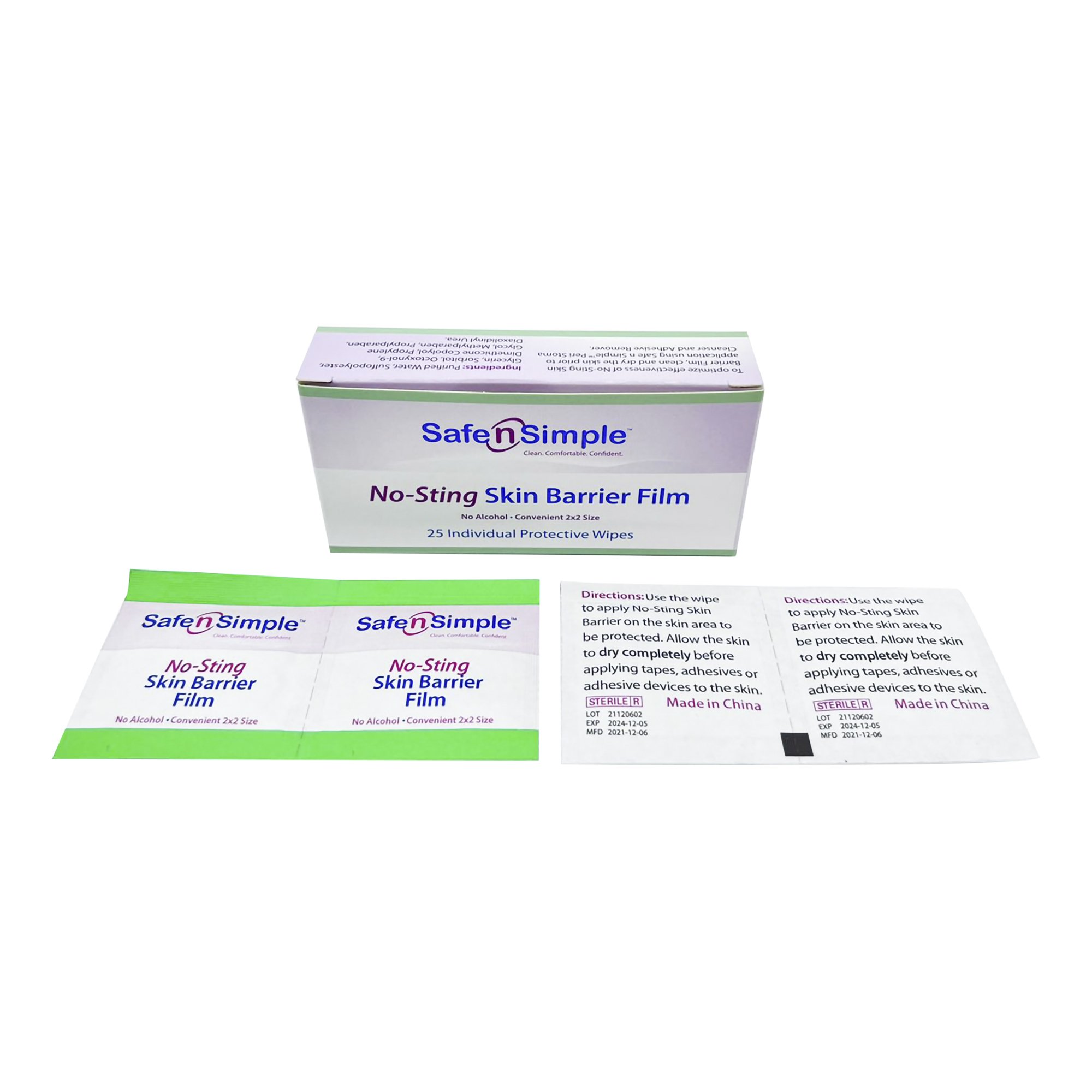 Safe n Simple Barrier Wipe MK 869585