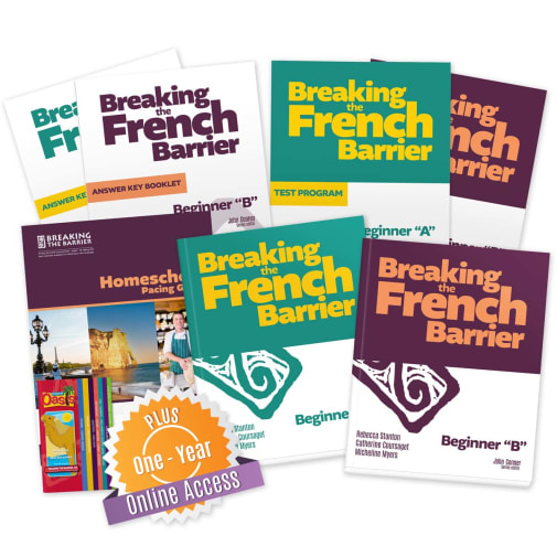 Breaking the French Barrier Two-Year Introductory Homeschool Package
