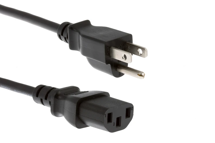 AC Power Cord - US, CAB-AC, 5ft, Black