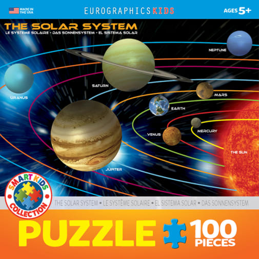 Eurographics Kids Solar System Puzzle - 100 pieces