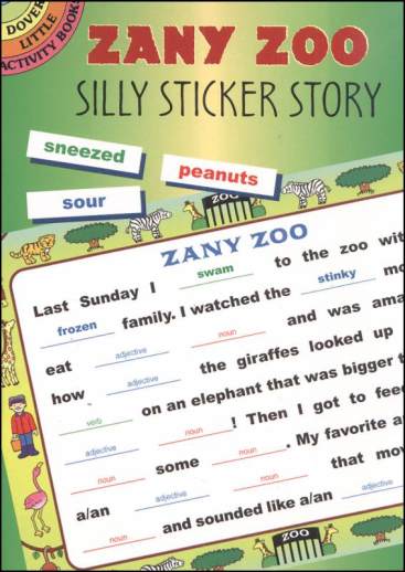 Zany Zoo Silly Sticker Story