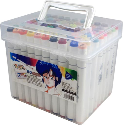 Dual Tip Triangular Marker Set (80 count)