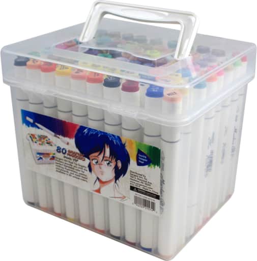 Dual Tip Triangular Marker Set (80 count)