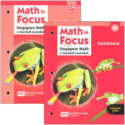 Math in Focus: Singapore Math Enrichment Bundle, A & B Grade 2