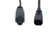 AC Power Cord, 5-15R to C14, 18 AWG, 1ft