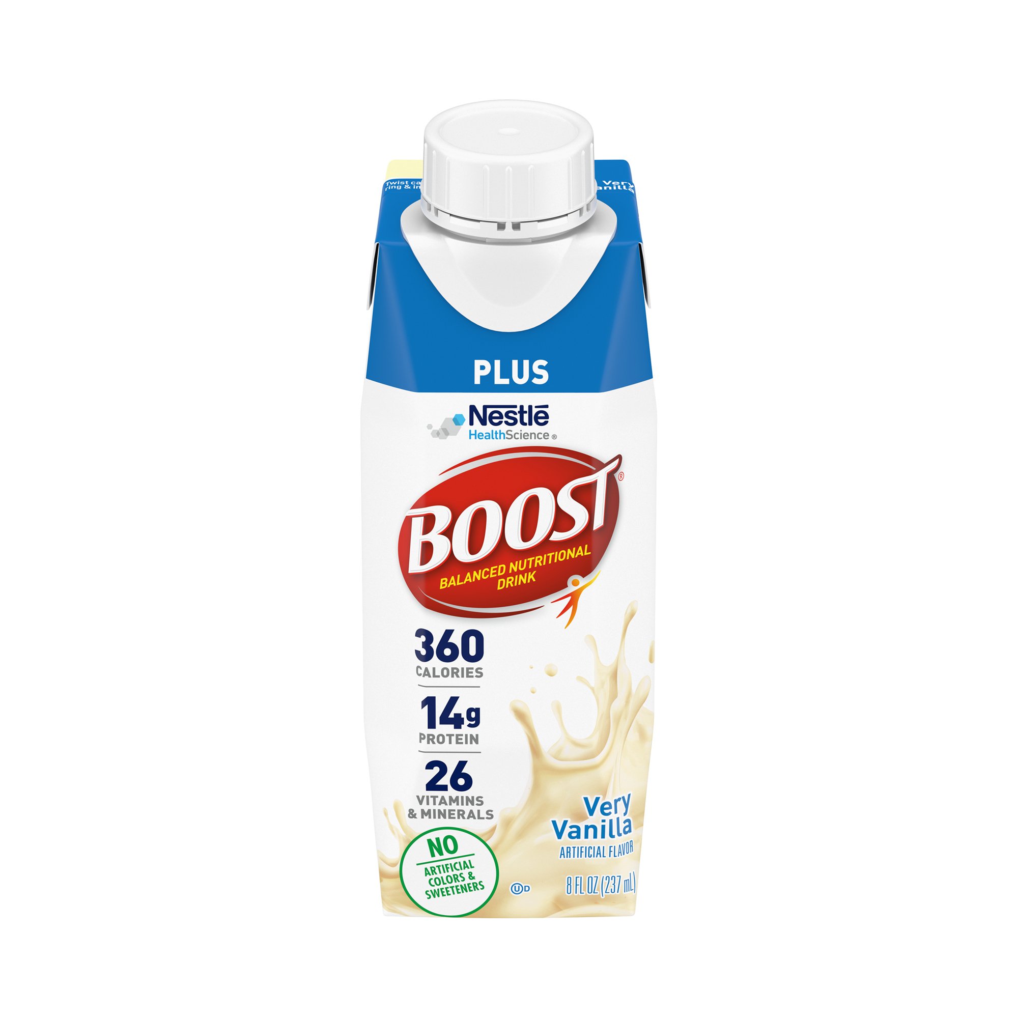 Boost Plus Vanilla Balanced Nutritional Drink, 8-ounce Carton MK 1178526
