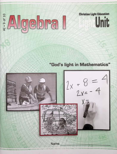 Algebra I LightUnit 9 Sunrise Edition