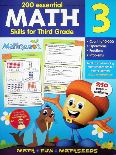 Mathseeds Math Workbook Grade 3