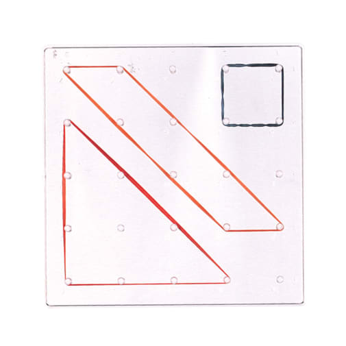 Clear-View Geoboard 5 x 5 Pin Array