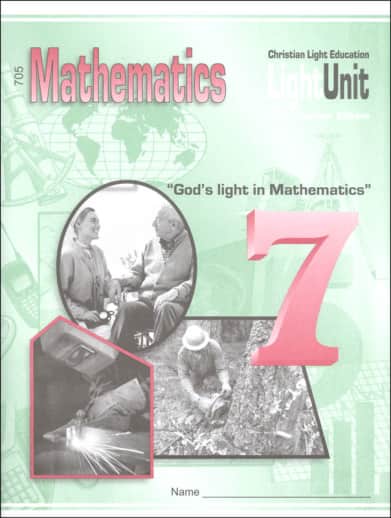 Christian Light Math LightUnit 705 Sunrise Edition