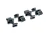 Kendall Howard 2U Tool-less 5 D-Ring Cable Manager