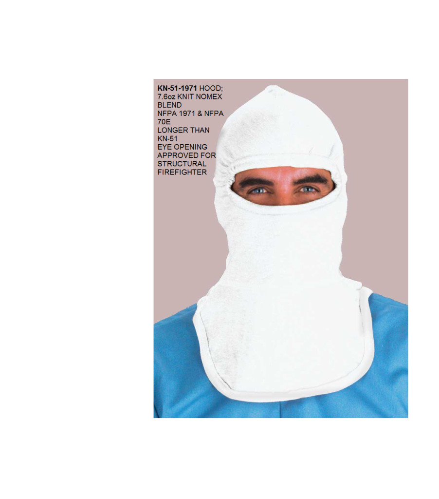 Knit Hoods Long 2-ply: 7 oz. Knit Nomex® Blend, NFPA 1971 & NFPA 70E, ATPV 10.1, , large image number 0