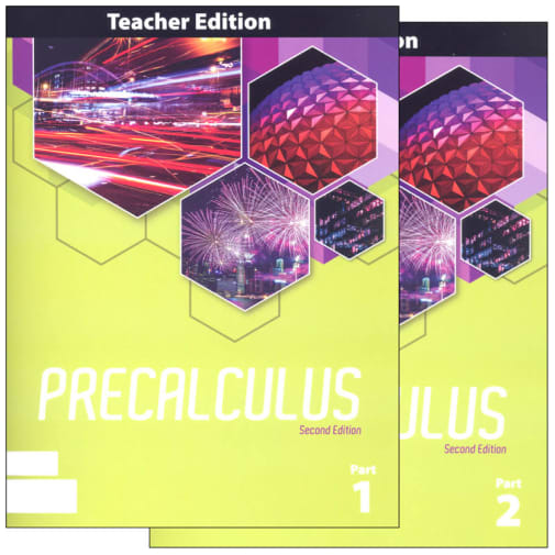 BJU Press Precalculus Teacher Edition 2nd Edition