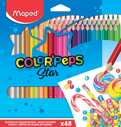 Color'Peps Colored Pencils (Pack of 48)