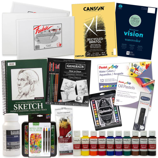 Visual Manna Online Art Intensive Supply Kit