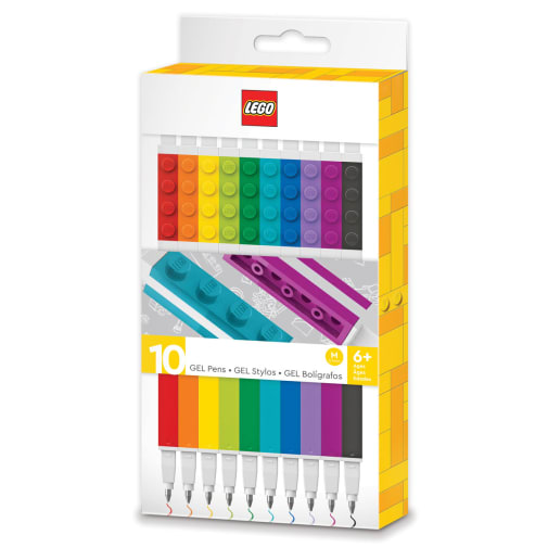 LEGO Bricks Gel Pens - 10 pack